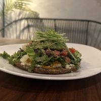 Raw pizza - had twice this year and had last and a firm fave!   at Tierra Verde in Playa Del Carmen