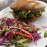 Make mushroom sandwichhes  at Tierra Verde in Playa Del Carmen