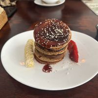 Good Hotcakes, terrible coffees  at Tierra Verde in Playa Del Carmen