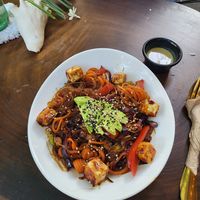 Dragon Bowl. Delicious! #Veganuary at Tierra Verde in Playa Del Carmen