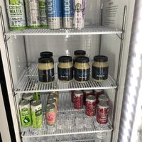 Beverages for sale   at The Vegan Vato in Victorville