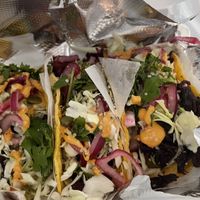 DANK asada tacos  at The Vegan Vato in Victorville