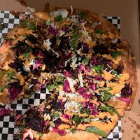 Mexican pizza  at The Vegan Vato in Victorville