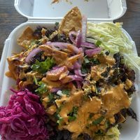 Asada nachos   at The Vegan Vato in Victorville
