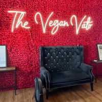 Cool interior at The Vegan Vato in Victorville