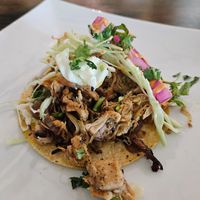 Big taco at The Vegan Vato in Victorville