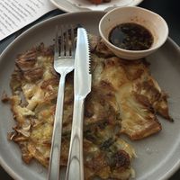 Wombok pancake - yum  at Dada in Phillip