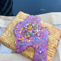 Mmm bop tart! Blueberry pomegranate  at Basil & Bunny in Bristol