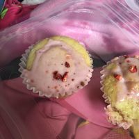 Strawberry Lemon cupcakes   at Basil & Bunny in Bristol