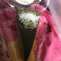 Matcha Cheesecake by Nique’s Vegan  at Basil & Bunny in Bristol