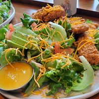 Avocado and Hunny Chicky salad at Basil & Bunny in Bristol