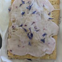 Blueberry pop-tart at Basil & Bunny in Bristol