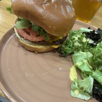 Pickle burger   at Basil & Bunny in Bristol