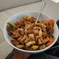 Stir Fried Noodles (Dry) with Tofu. Make sure you ask for vegan at VHM Bros in Craigieburn