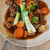 Wet flat rice noodle with tofu (specify vegan) at VHM Bros in Craigieburn