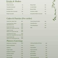 Menu  at Vegan Cebu CIty - Wholefoods Plant-Based Cafe in Cebu