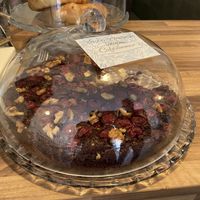 Vegan chocolate cherry cake (Schoko amaretto Kuchen)   at Cafezimmer in Bamberg