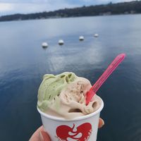 Pistachio and nut ice cream at Amore Di Gelati in Salo