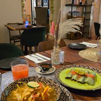 Sopa de lima y papadzules.... at CASA AÜA MÉRIDA in Merida