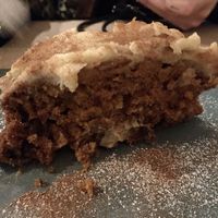 Carrot cake  at La Perra Verde in Barcelona