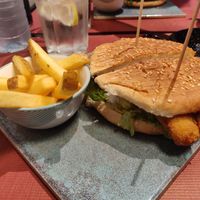 Milanesa at La Perra Verde in Barcelona