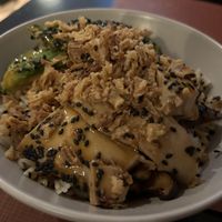 Bowl oriental #Veganuary at La Perra Verde in Barcelona