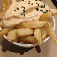 Kimchi potatos at La Perra Verde in Barcelona