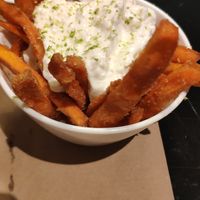 Sweet potatos at La Perra Verde in Barcelona