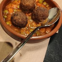 Albóndigas at La Perra Verde in Barcelona