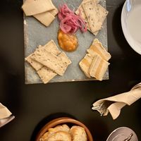 Cheese board  at La Perra Verde in Barcelona