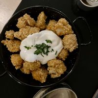Cauliflower bites  at La Perra Verde in Barcelona