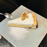 Best lemon pie ever!   at La Perra Verde in Barcelona