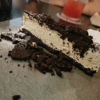 Oreo and passionfruit ice cream cake at La Perra Verde in Barcelona