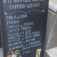 #Veganuary at La Perra Verde in Barcelona