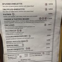 Tapas  at La Perra Verde in Barcelona