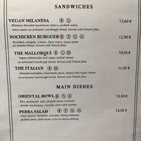 Entrees  at La Perra Verde in Barcelona