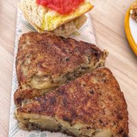 Tortilla de patatas trufada   at La Perra Verde in Barcelona