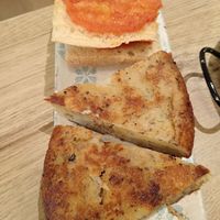 Tortilla trufada at La Perra Verde in Barcelona