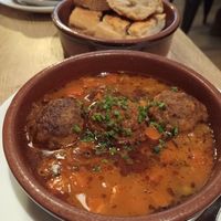 Mandonguilles at La Perra Verde in Barcelona