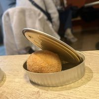 Croquetas  at La Perra Verde in Barcelona