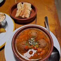 Albondigas at La Perra Verde in Barcelona