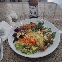 Ones daily meal. at Komtodos Restaurant in Florianopolis