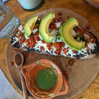 Mollete sourdough at JAJAJANA in Merida