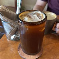 Ice americano - they have really good coffeee  at JAJAJANA in Merida