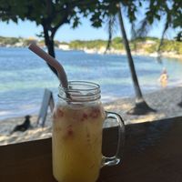 Manual Antonio mocktail  at Pura Vida in Roatan