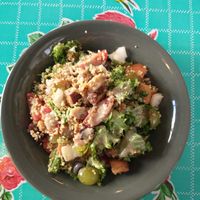 Daily special: couscous salad at PENTAGON in Lisbon