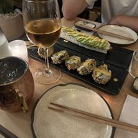 Katsu and avocado rolls   at Bloom Sushi in Paris