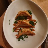 Gyosas at Bloom Sushi in Paris