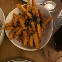 Sweet potato fries   at Bloom Sushi in Paris