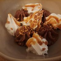 Praline dessert at Bloom Sushi in Paris